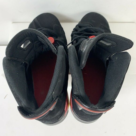 Nike Air Jordan VI 6 Retro 2009 Black Shoes Sz 7Y - Picture 6 of 8